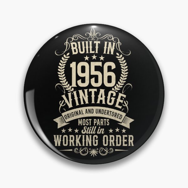 Item preview, Built In 1956 Vintage 70th Birthday Retro Party Gift designed and sold by FernaRoje.
