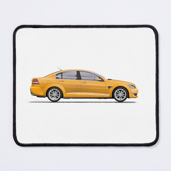 Item preview, Holden VE Calais V 2009 Hazard Yellow designed and sold by Grubby Fingers Aircraft Illustration.