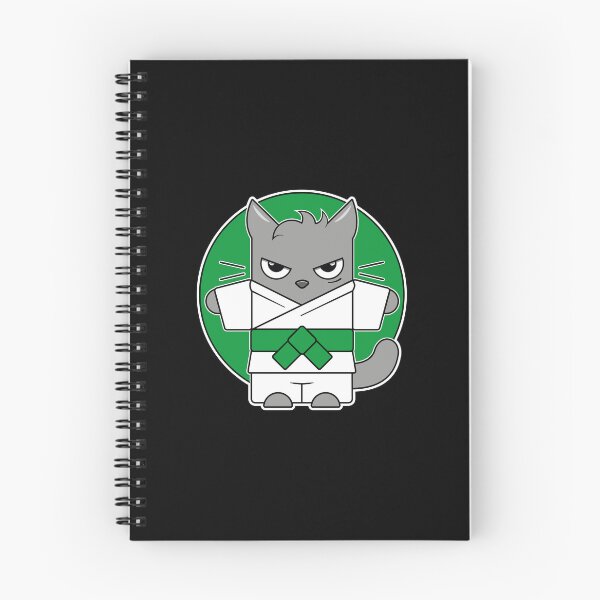 Item preview, Green Belt Judo Cat designed and sold by eve streets.