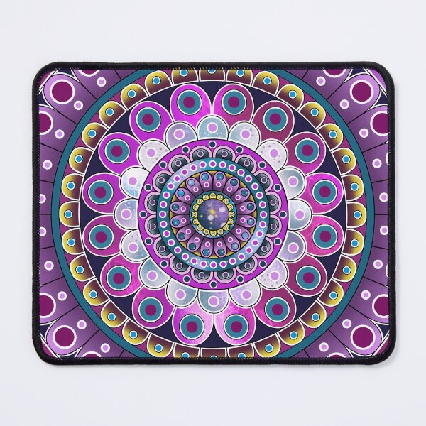 Item preview, Purple Sacred Geometry Mandala designed and sold by Mashmuh.