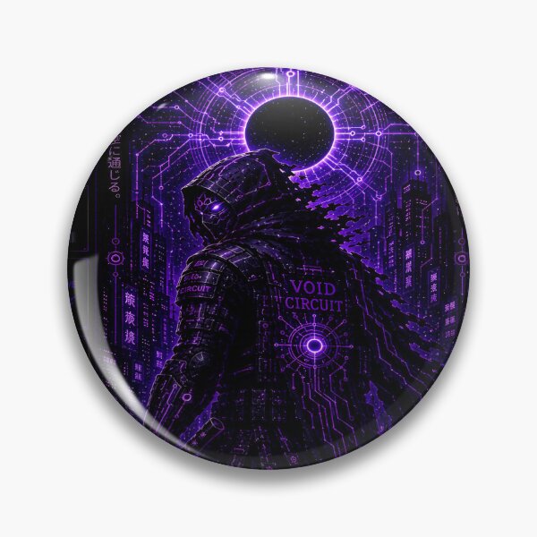 Item preview, Void Circuit (Series 9) - Cyberpunk Interstellar Netrunner Grid Art designed and sold by RiteshCenter.