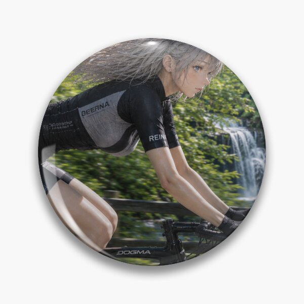 Item preview, REINA - Ride Through the Emerald Falls | Forest Escape Cycling designed and sold by RinaWorksJP.