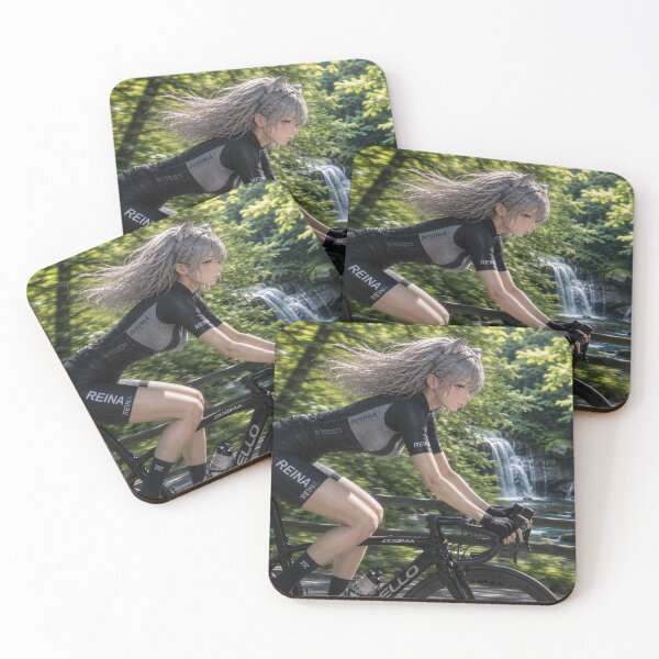 Item preview, REINA - Ride Through the Emerald Falls | Forest Escape Cycling designed and sold by RinaWorksJP.