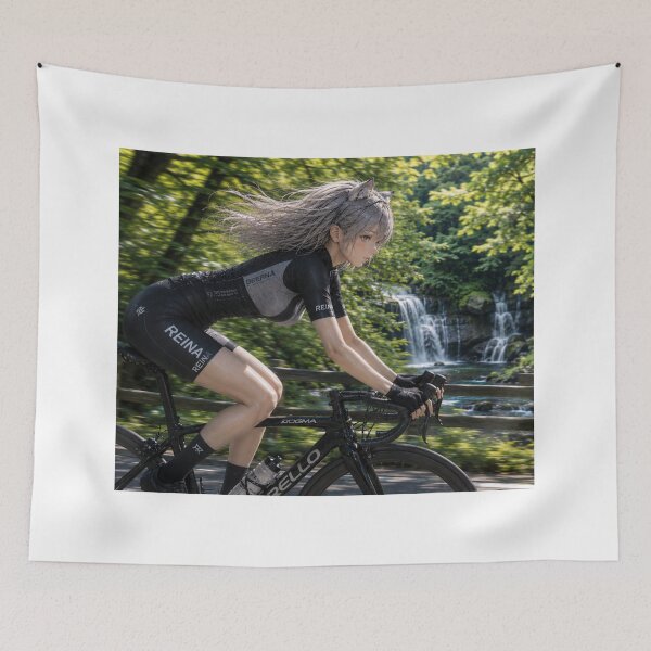 Item preview, REINA - Ride Through the Emerald Falls | Forest Escape Cycling designed and sold by RinaWorksJP.