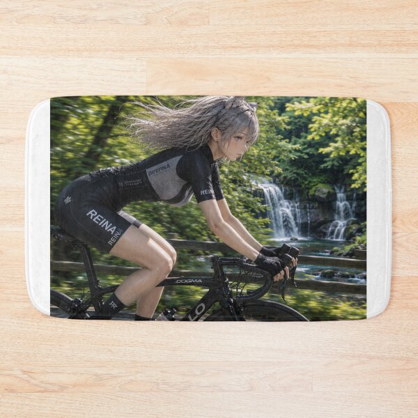 Item preview, REINA - Ride Through the Emerald Falls | Forest Escape Cycling designed and sold by RinaWorksJP.