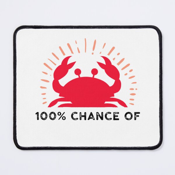 Item preview, 100% Chance of Crabbing - Crab Hunter Crab Eater Seafood Performance T-Shirt designed and sold by truonghanhe.