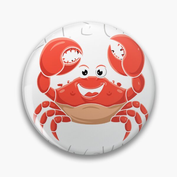 Item preview, A Cartoon Sea Funny Crab Eater Seafood Lover Crab Long Sleeve T-Shirt designed and sold by Voila-creative.