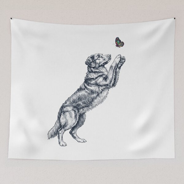 Item preview, Vintage Nova Scotia Duck Tolling Retriever with Butterfly Dog Mom Owner designed and sold by TerryConnells.