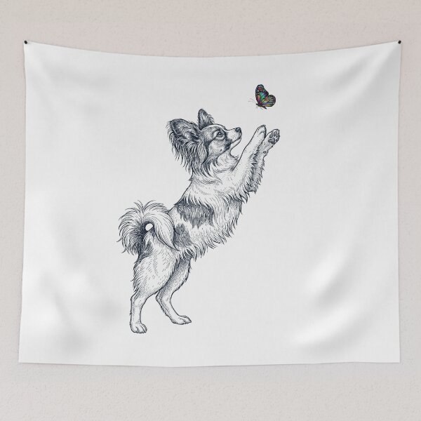 Item preview, Vintage Papillon with Butterfly Dog Mom Owner designed and sold by TerryConnells.