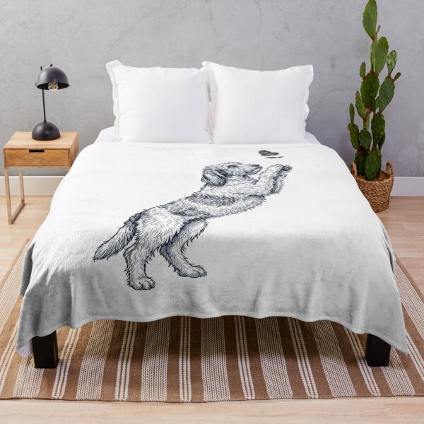 Item preview, Vintage Petit Basset Griffon Vendeen with Butterfly Dog Mom Owner designed and sold by TerryConnells.