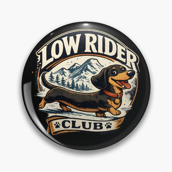 Item preview, Low Rider Club Vintage Dachshund designed and sold by Mr Lee.