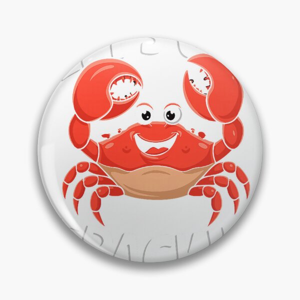 Item preview, A Cartoon Sea Funny Crab Eater Seafood Lover Crab Premium Tri-blend T-Shirt designed and sold by ‘Nothing Scares Me’ Store.