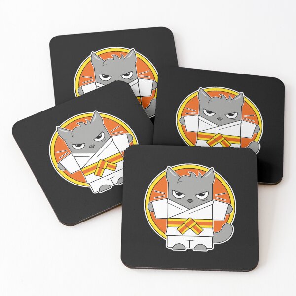Item preview, Yellow Orange Belt Judo Cat designed and sold by eve streets.