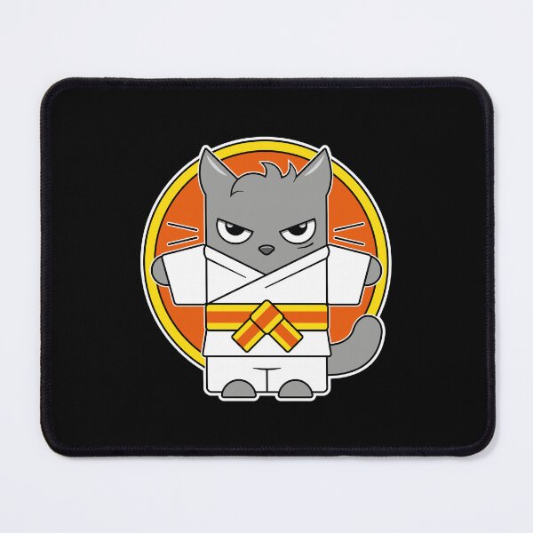 Item preview, Yellow Orange Belt Judo Cat designed and sold by eve streets.