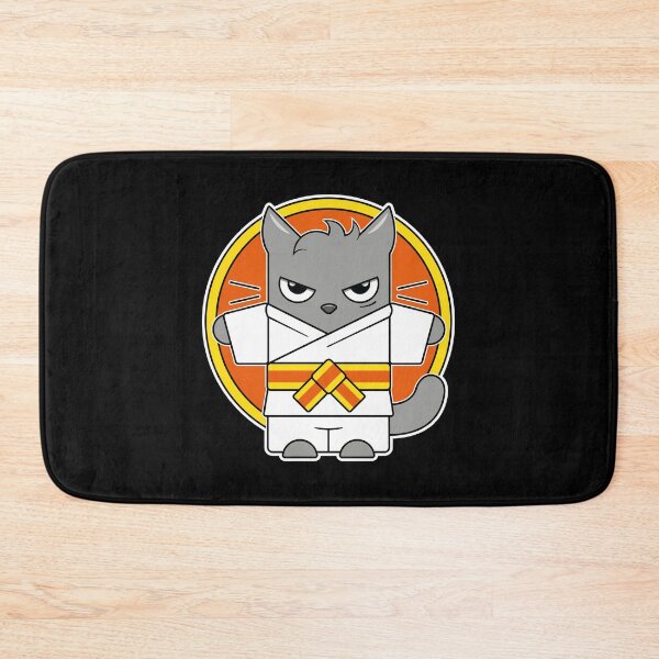 Item preview, Yellow Orange Belt Judo Cat designed and sold by eve streets.
