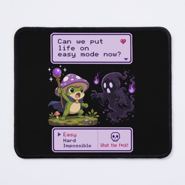 Item preview, Can We Put Life On Easy Mode Now Easy Hard What The Fuck designed and sold by LOUP-SOLI.