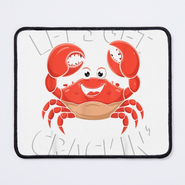 Item preview, A Cartoon Sea Funny Crab Eater Seafood Lover Crab T-Shirt designed and sold by DArtfulStudio.