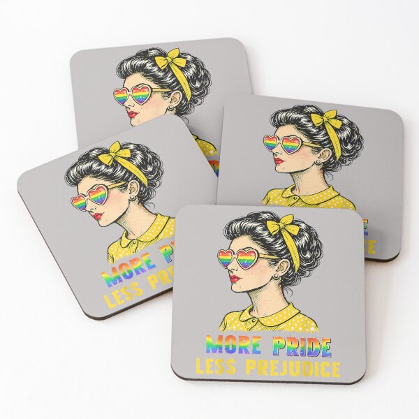 Item preview, More Pride Less Prejudice Pride Month LGBTQ Gay Lesbian designed and sold by mjohnson9.