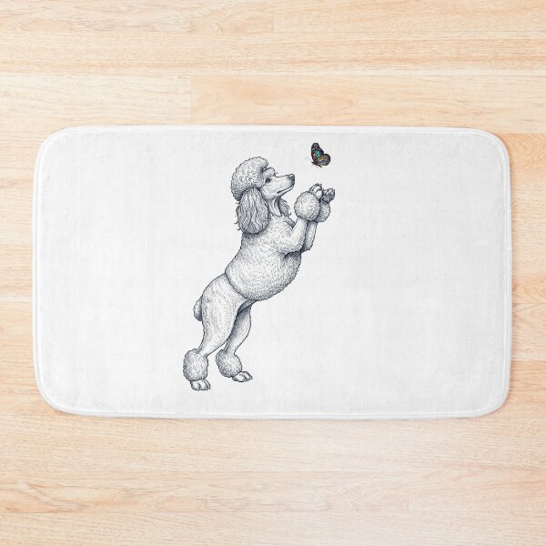 Item preview, Vintage Poodle with Butterfly Dog Mom Owner designed and sold by TerryConnells.