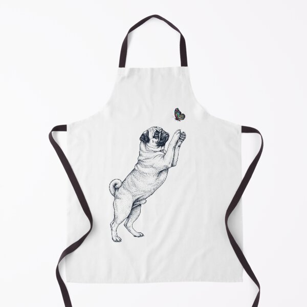 Item preview, Vintage Pug with Butterfly Dog Mom Owner designed and sold by TerryConnells.