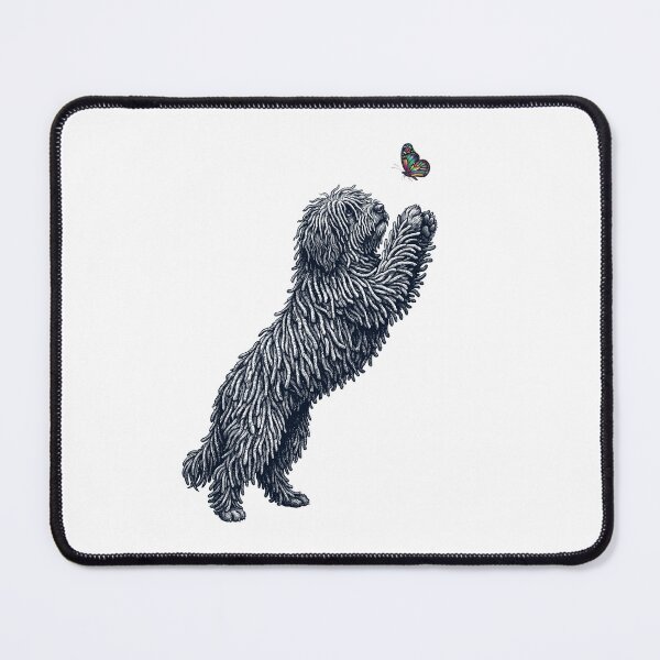 Item preview, Vintage Puli with Butterfly Dog Mom Owner designed and sold by TerryConnells.