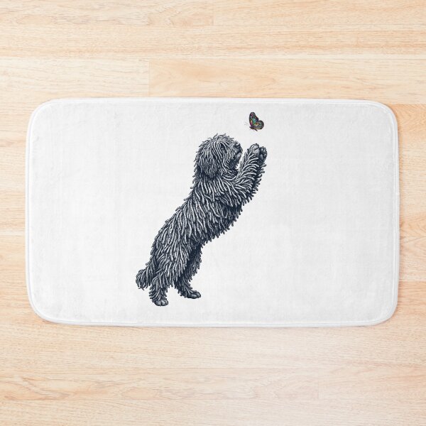 Item preview, Vintage Puli with Butterfly Dog Mom Owner designed and sold by TerryConnells.