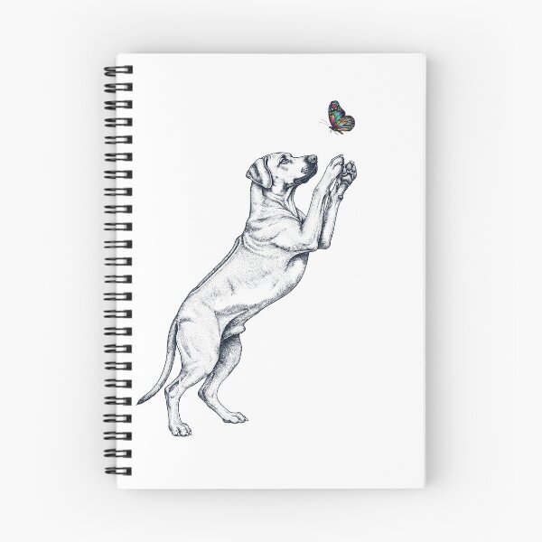 Item preview, Vintage Rhodesian Ridgeback with Butterfly Dog Mom Owner designed and sold by TerryConnells.