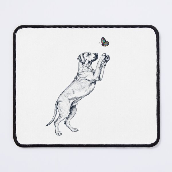 Item preview, Vintage Rhodesian Ridgeback with Butterfly Dog Mom Owner designed and sold by TerryConnells.
