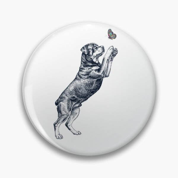 Item preview, Vintage Rottweiler with Butterfly Dog Mom Owner designed and sold by TerryConnells.