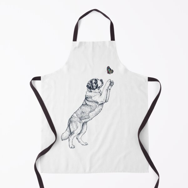 Item preview, Vintage Saint Bernard with Butterfly Dog Mom Owner designed and sold by TerryConnells.