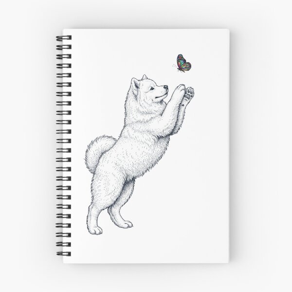 Item preview, Vintage Samoyed with Butterfly Dog Mom Owner designed and sold by TerryConnells.