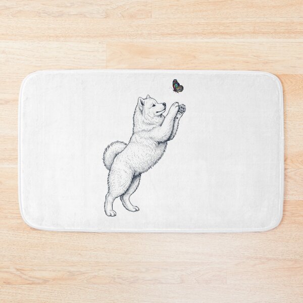 Item preview, Vintage Samoyed with Butterfly Dog Mom Owner designed and sold by TerryConnells.