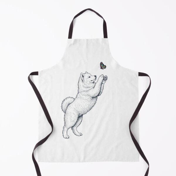 Item preview, Vintage Samoyed with Butterfly Dog Mom Owner designed and sold by TerryConnells.