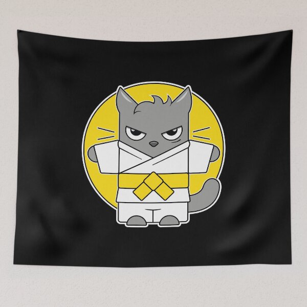 Item preview, Yellow Belt Judo Cat designed and sold by eve streets.
