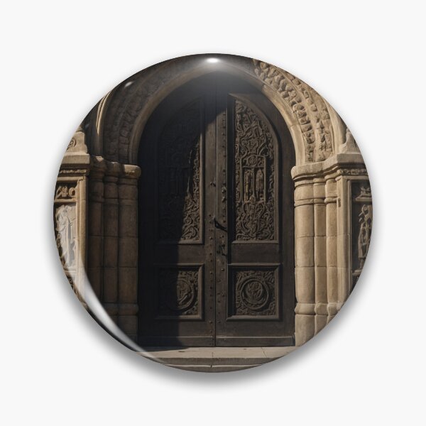 Item preview, Iron Sanctuary Door With Forbidden Light designed and sold by GeoWhimsy Studio.