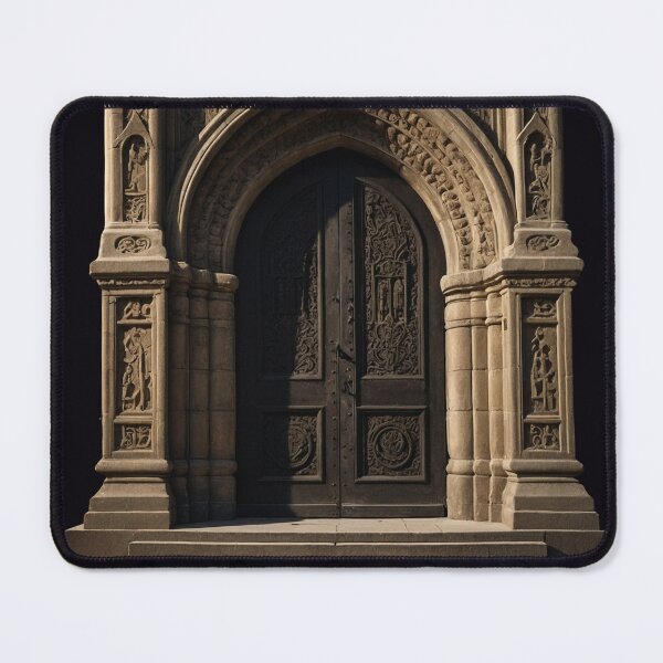 Item preview, Iron Sanctuary Door With Forbidden Light designed and sold by GeoWhimsy Studio.