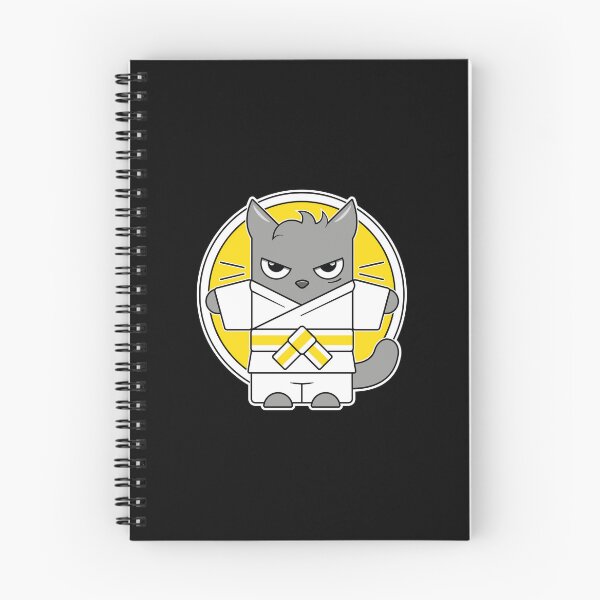 Item preview, White Yellow Belt Judo Cat designed and sold by eve streets.