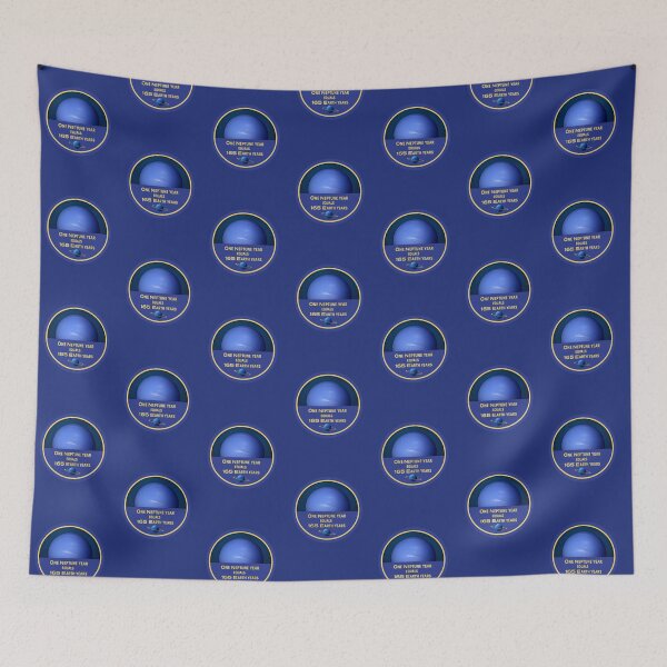 Item preview, The Stargazer Society – Neptune Year Equals 165 Earth Years designed and sold by Pawethic Prints Studio.