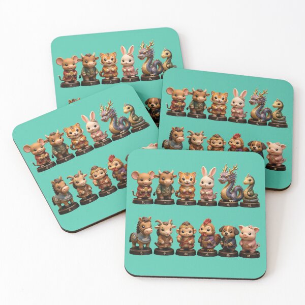 Item preview, Twelve zodiac cartoon dolls designed and sold by RiverFong.