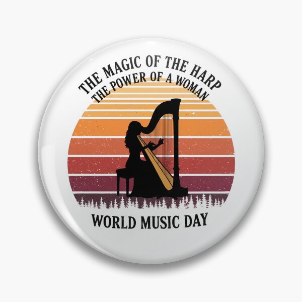 Item preview, The Magic of the Harp – The Power of a Woman and Music  designed and sold by Art-Arcade6.