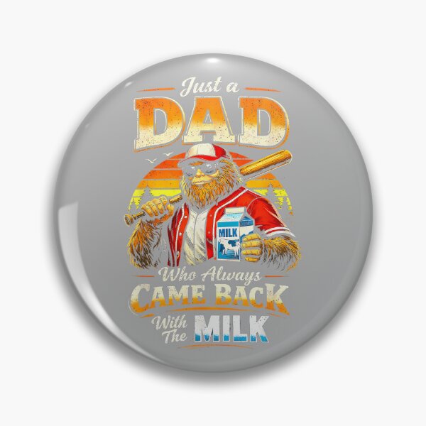 Item preview, Sasquatch Baseball Dad Who Always Came Back with The Milk designed and sold by GreggRoss.