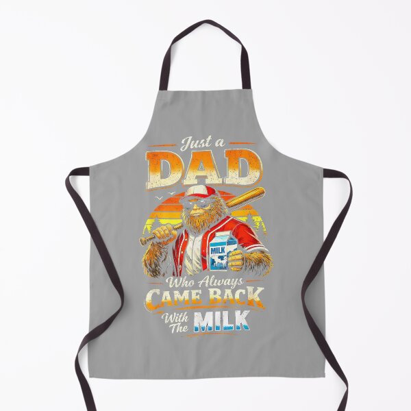 Item preview, Sasquatch Baseball Dad Who Always Came Back with The Milk designed and sold by GreggRoss.