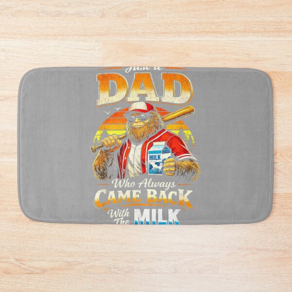 Item preview, Sasquatch Baseball Dad Who Always Came Back with The Milk designed and sold by GreggRoss.