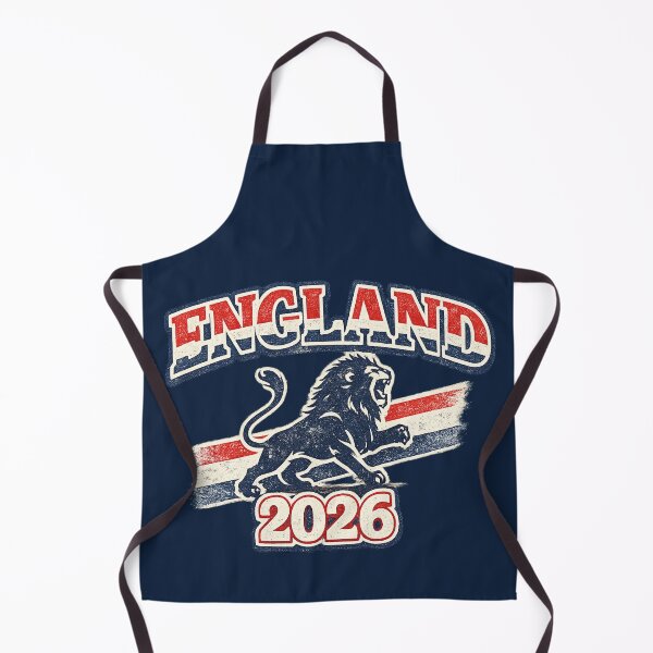 Item preview, England 2026 Vintage Lion – Retro Football Fan Shirt designed and sold by ArthUpscale.