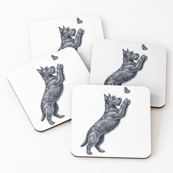 Item preview, Vintage Scottish Terrier with Butterfly Dog Mom Owner designed and sold by TerryConnells.