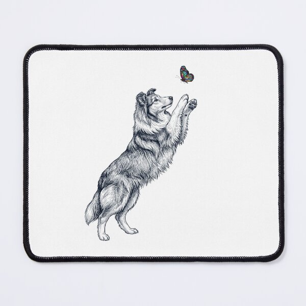 Item preview, Vintage Shetland Sheepdog with Butterfly Dog Mom Owner designed and sold by TerryConnells.
