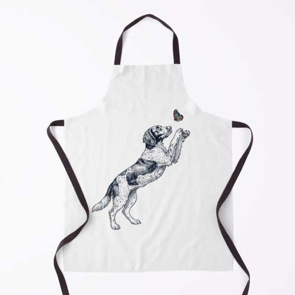 Item preview, Vintage Small Munsterlander Pointer with Butterfly Dog Mom Owner designed and sold by TerryConnells.