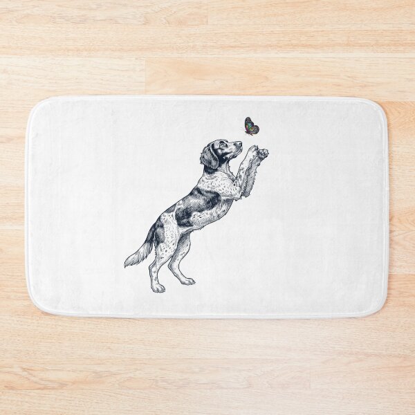 Item preview, Vintage Small Munsterlander Pointer with Butterfly Dog Mom Owner designed and sold by TerryConnells.