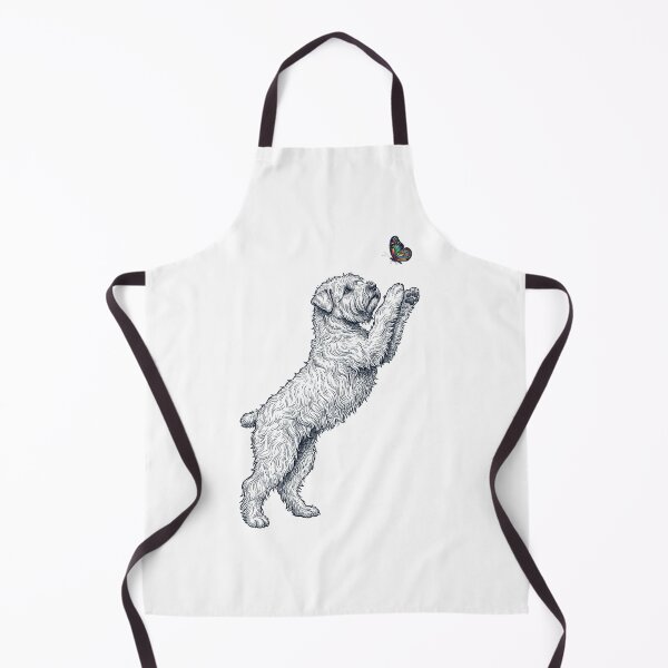 Item preview, Vintage Soft Coated Wheaten Terrier with Butterfly Dog Mom Owner designed and sold by TerryConnells.