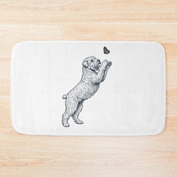 Item preview, Vintage Soft Coated Wheaten Terrier with Butterfly Dog Mom Owner designed and sold by TerryConnells.